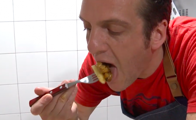 Mauro Szeta prepar un plato explosivo: 